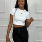 round neck crop top