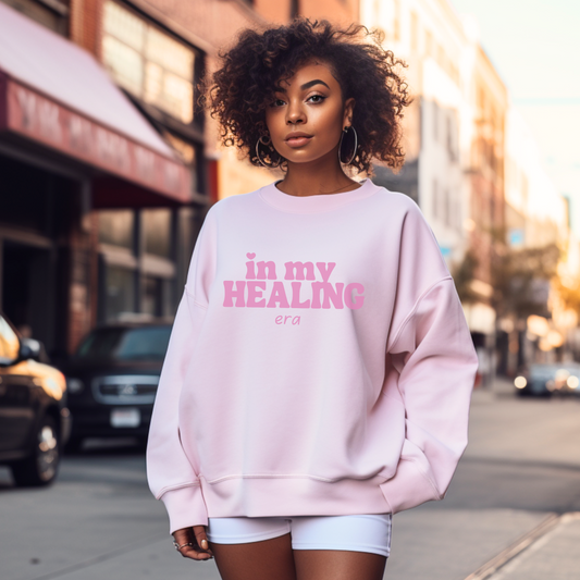 pink custom sweatshirt