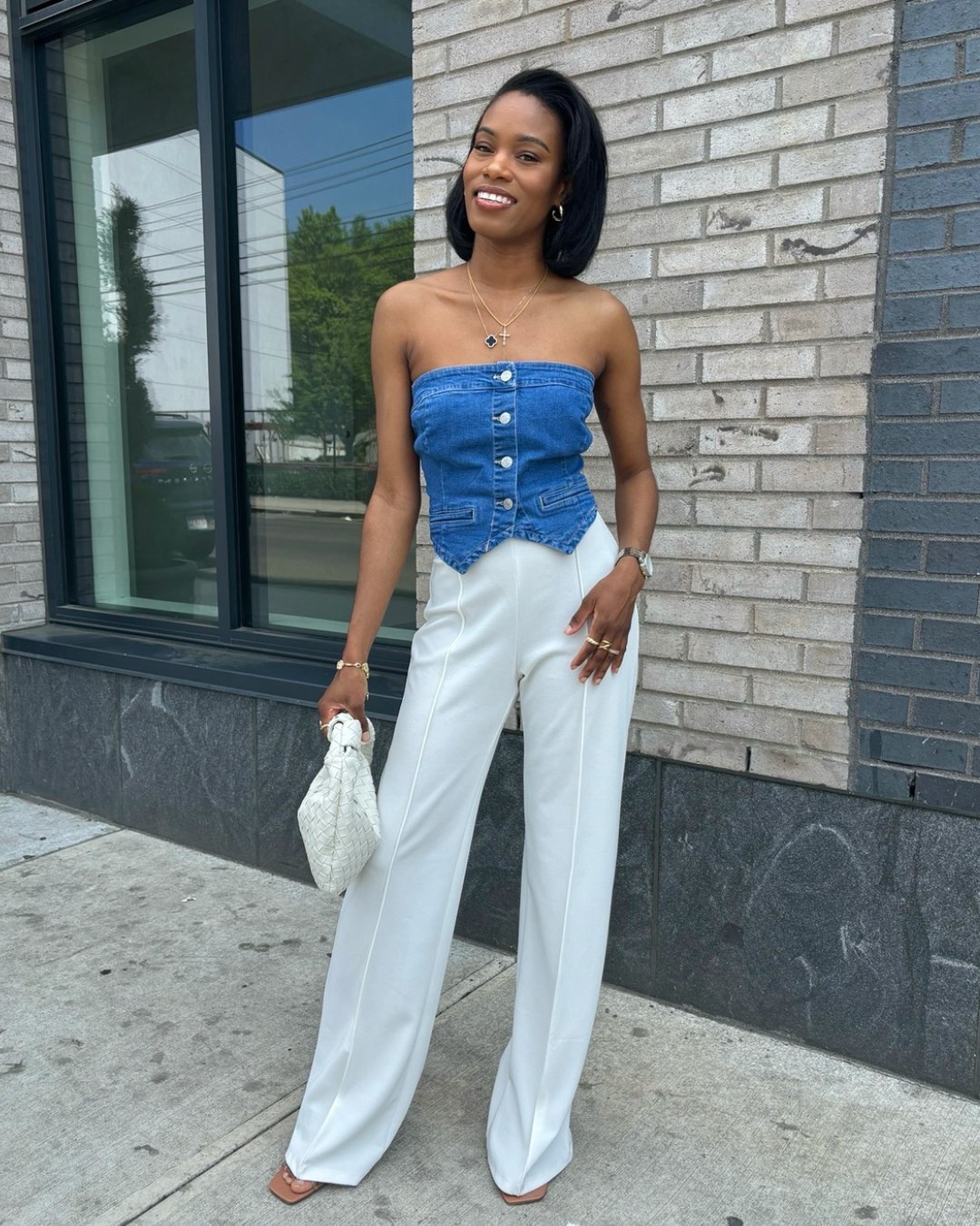Denim Tube Top