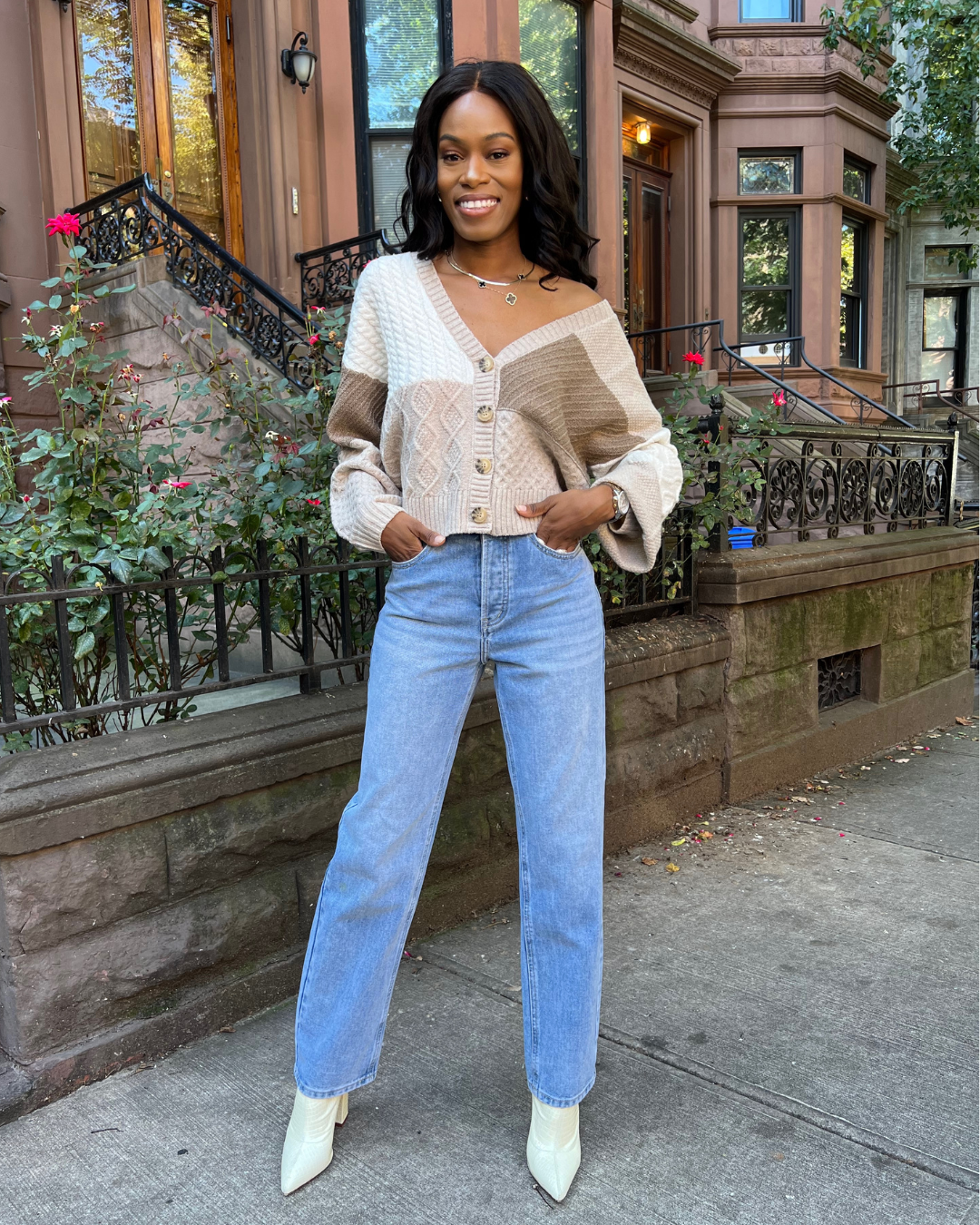 cropped cardigan