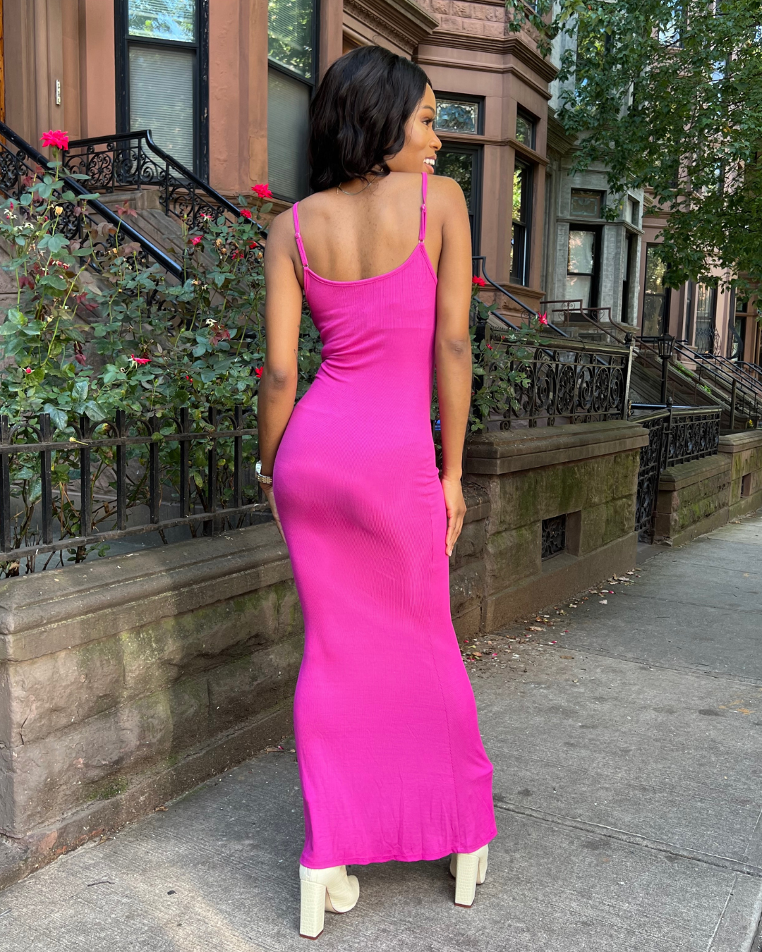 Ribbed Maxi Dress