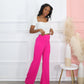 pink high waisted dress pants